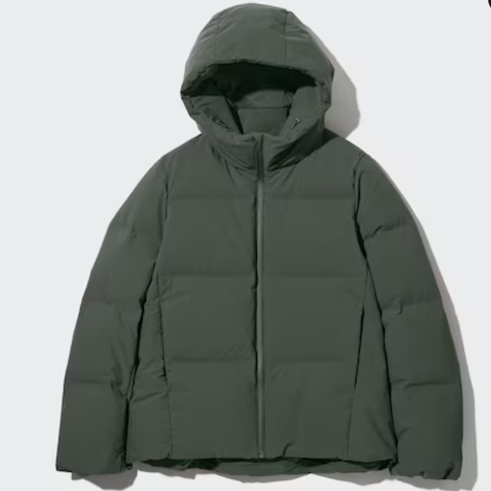 Seamless Down Parka (Olive Green) Sz Small NWT